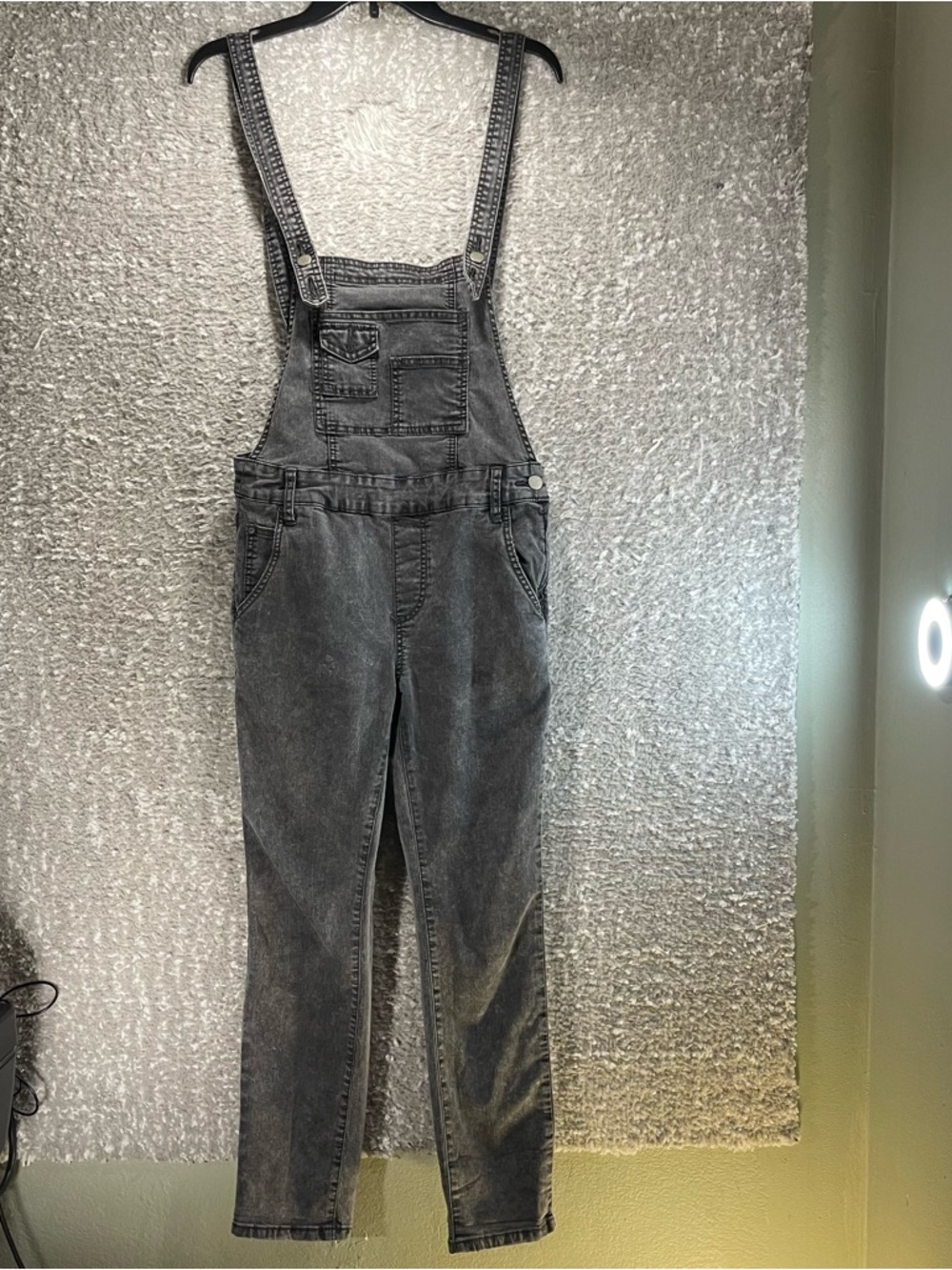 Free People Women's Sleeveless Skinny Denim Dungarees Overalls Jumpsuit 27